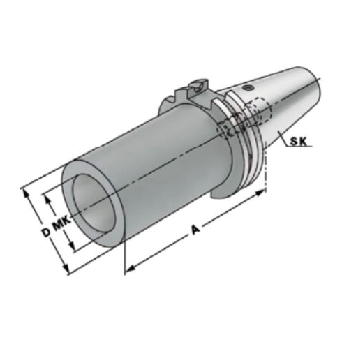 BT Cone for Inserts with Tapered Shank and Thread Dimensions